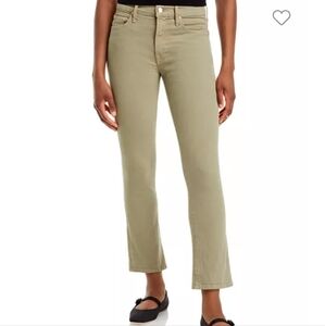 MOTHER The Insider Hover High Rise Straight Jeans in Mermaid size 32 NWT